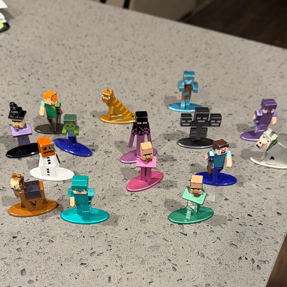 Die-Cast Minecraft Mini Figures Set